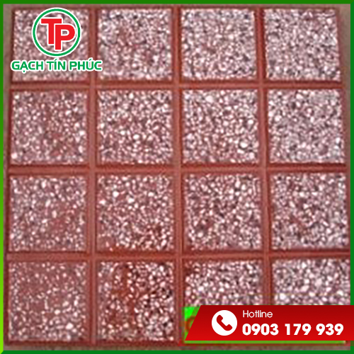 Gạch Terrazzo caro đỏ